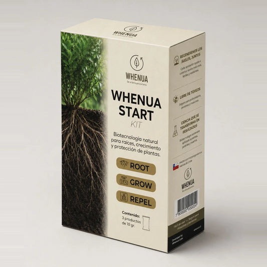 Whenua Start Pack - Kit Biológico para Raíces, Crecimiento y Protección | 3 x 10 g