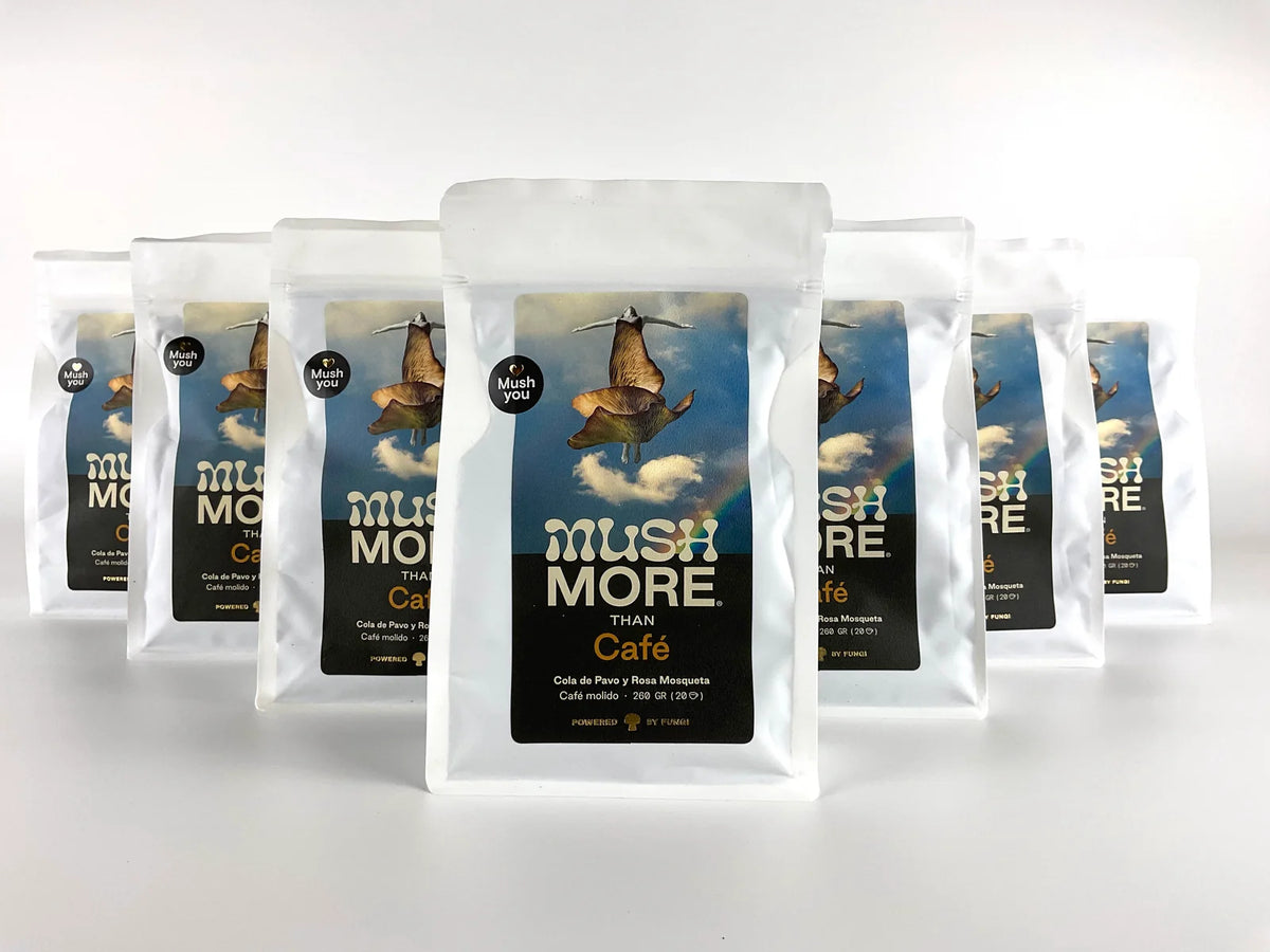 Café Mushmore - Cola de Pavo y Rosa Mosqueta - 250gr Molido