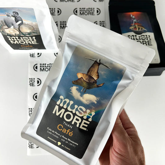 Café Mushmore - Cola de Pavo y Rosa Mosqueta - 250gr Molido