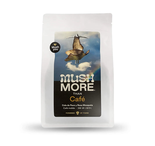 Café Mushmore - Cola de Pavo y Rosa Mosqueta - 250gr Molido