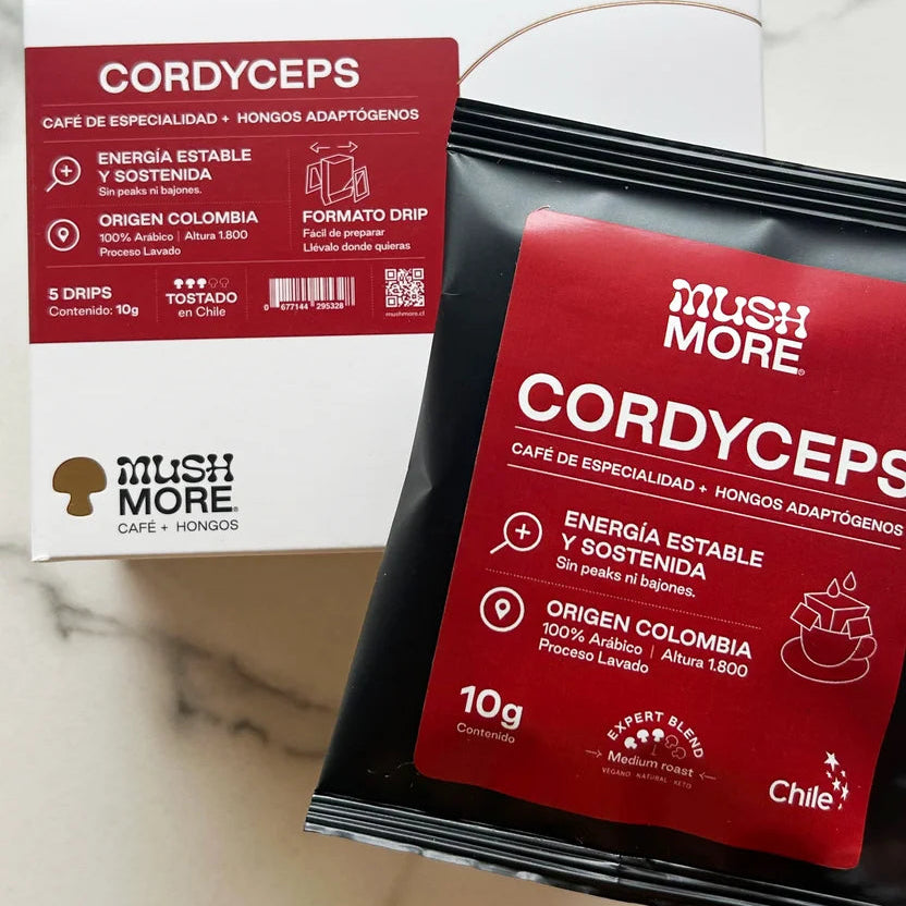 Café Mushmore Caja Drips (5 u) - Cordyceps