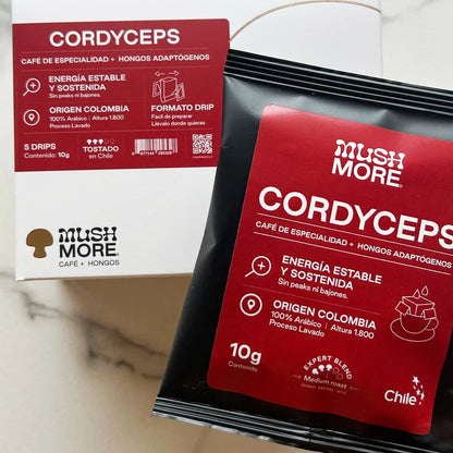 Café Mushmore Caja Drips (5 u) - Cordyceps