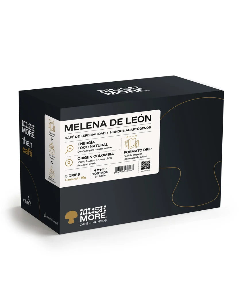 Café Mushmore Caja Drips (5 u) - Melena de Leon